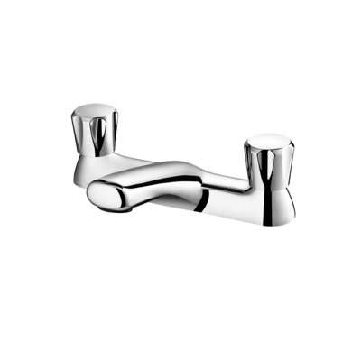 Bad klopft Mischer-Badezimmer-Füller-Wanne klopfen Monobloc Doppelhebel-Chrome-Messing-Hahn