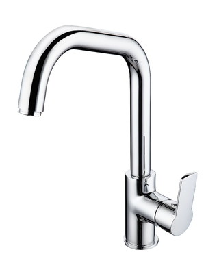 Stabiler Rotations-Küchen-Waschbecken-Wasserhahn Moderner Ein-Loch-Bar-Waschbecken-Hahn