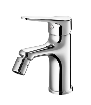 Bidet-Hahn aus massivem Messing mit Zinkgriff für Badezimmer, verhindert Fingerabdrücke
