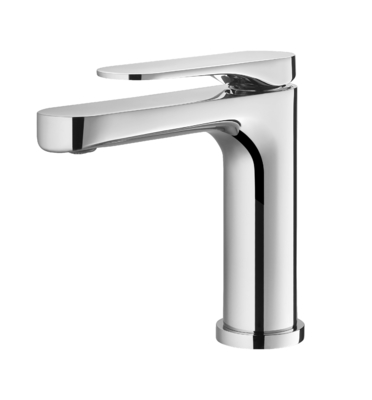 Einloch-Chrom-Waschbecken-Wasserhahn 25 mm Keramikkartuschen-Wasserhahn