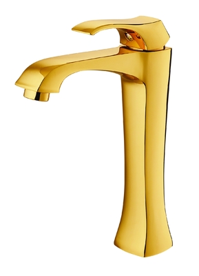 35 mm Kartusche Light Gold Waschbecken Wasserhähne Langhals Waschbecken Wasserhahn
