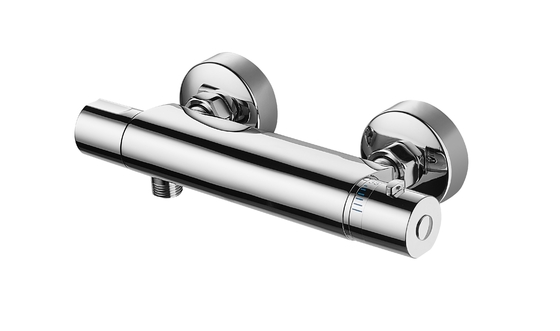 271 mm Thermostatische Badewannen-Duschmischbatterien Wandmontage Konstante Temperatur