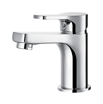 Einhebel-Mischbatterie Bad Waschbecken Armatur chrom platzsparend