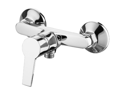 2-in-1-Wandmischer, verchromte Duscharmaturen, manuelle Steuerung, Sanitärventilschalter