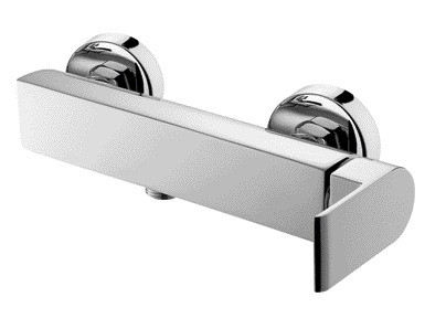 Chrom-Messing-Einhand-Duschmischbatterie Wandmontage