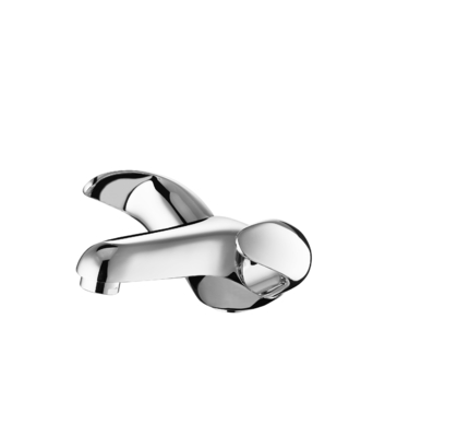 Zeitloser Griff Chrome des Entwurfs-Badezimmer-Waschbecken-Hahn-zwei benutzerfreundlich