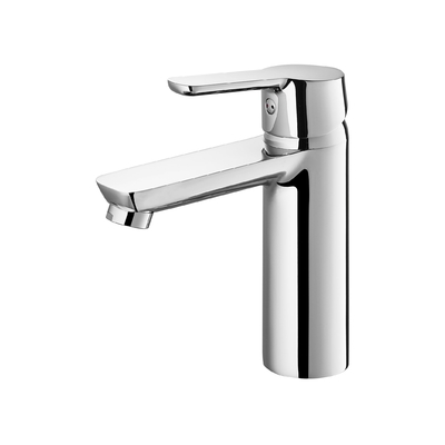 Einzelner Loch-Becken-Mischer-Badezimmer-Wannen-Hahn Chrome überzog gute Kunstfertigkeit