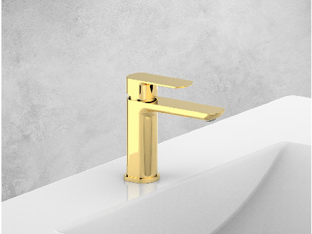 Badezimmermischer-Kran für Becken, Einhebelmischer-Kran für Becken-Kran Chrome Platz sparen