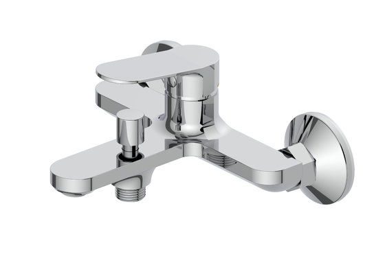 Badmischer-Tap mit einem einzigen Hebel Bad-Fitting Wand montiert Oberflächen-montiert Badmischer Dusche-Fitting Chrome 1/2 Zoll Showe