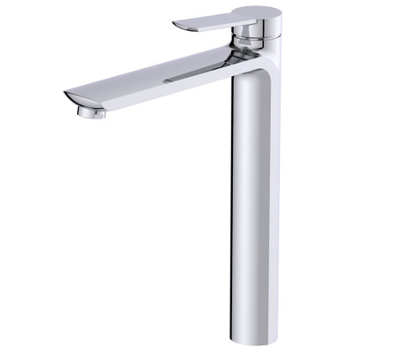 Klassische hohe Badezimmer-Schwarze Beckenmischer-Tappe Matt Messingmischer-Tappe für Badezimmer Single-Lever Waschbeckenmischer-Tappe Schwarz